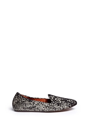 Main View - Click To Enlarge - LANVIN - 'Chaussure' snakeskin effect slip-ons