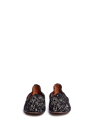 Figure View - Click To Enlarge - LANVIN - 'Chaussure' snakeskin effect slip-ons