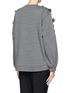 Back View - Click To Enlarge - STELLA MCCARTNEY - Rope appliqué fleece sweatshirt