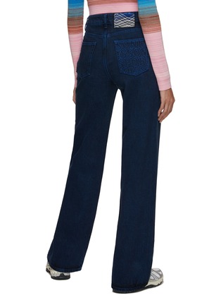 Back View - Click To Enlarge - MISSONI - Straight Leg Jeans
