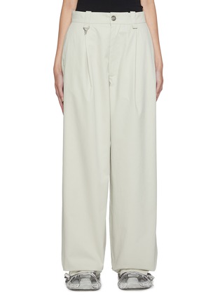 Main View - Click To Enlarge - EYTYS - Scout Pearlescent Wide Leg Cotton Trousers