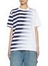 Main View - Click To Enlarge - EYTYS - Leon Faded Stripes Crewneck Cotton T-Shirt