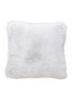 Main View - Click To Enlarge - FRETTE - Luxury Fox Fur Cushion Cover — Light Azure
