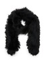 Main View - Click To Enlarge - SIMONETTA RAVIZZA - Bordeaux Silver Fox Fur Scarf