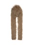 Detail View - Click To Enlarge - SIMONETTA RAVIZZA - Aries Silver Fox Fur Hooded Scarf