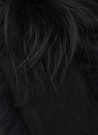 Detail View - Click To Enlarge - SIMONETTA RAVIZZA - Alberta Silver Fox Fur Scarf