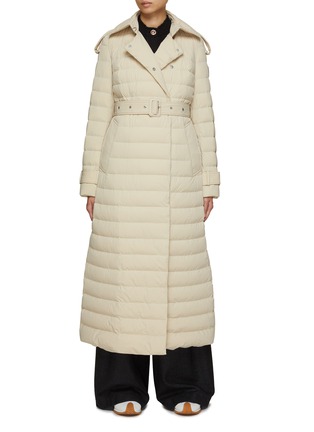 Main View - Click To Enlarge - MACKAGE - Magda Light Down Long Belted Jacket