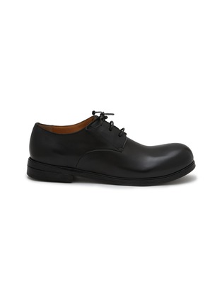 Main View - Click To Enlarge - MARSÈLL - Zucca Media Leather Derby Shoes