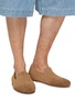 Figure View - Click To Enlarge - MARSÈLL - Steccobloco Suede Slip On Shoes