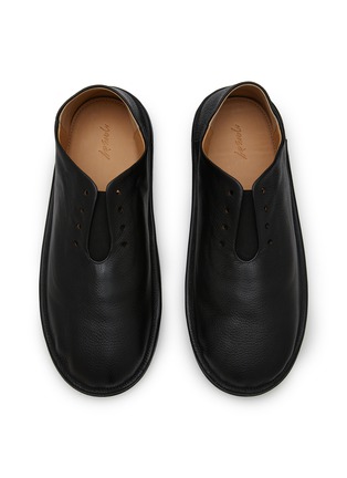 Detail View - Click To Enlarge - MARSÈLL - Isoletta Leather Unlaced Derby Shoes