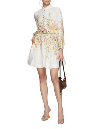 Figure View - Click To Enlarge - ZIMMERMANN - Matchmaker Buttoned Mini Dress