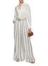 Figure View - Click To Enlarge - ZIMMERMANN - Matchmaker Stripe Pin Tuck Pants