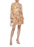 Figure View - Click To Enlarge - ZIMMERMANN - August Billow Frill Mini Dress