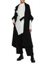 Figure View - Click To Enlarge - Y'S - Buttoned Strap Square Coat