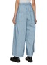 Back View - Click To Enlarge - Y'S - 2 Tuck Wide Denim Pants