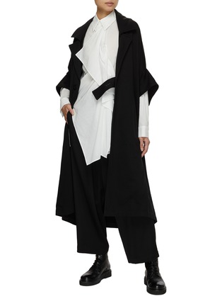 Figure View - Click To Enlarge - Y'S - Gathered Front Shirt