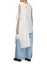 Back View - Click To Enlarge - Y'S - Asymmetrical Sleeveless Blouse