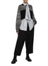 Figure View - Click To Enlarge - Y'S - Cropped Raglan Sleeve Sweater