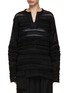 Main View - Click To Enlarge - Y'S - Asymmetric Hem Knit Sweater