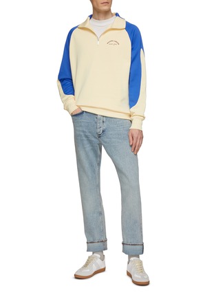 Figure View - Click To Enlarge - MAISON LABICHE - Contrast Sleeve Sweatshirt