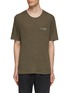 Main View - Click To Enlarge - MAISON LABICHE - Out Of Office Stitch Linen T-Shirt