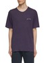 Main View - Click To Enlarge - MAISON LABICHE - Good Vibes Stitch Linen T-Shirt