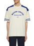 Main View - Click To Enlarge - MAISON LABICHE - Bicolour Football Cotton T-Shirt