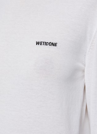  - WE11DONE - Logo Knit Sweater