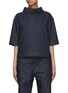 Main View - Click To Enlarge - WE11DONE - Turtleneck Denim Blouse