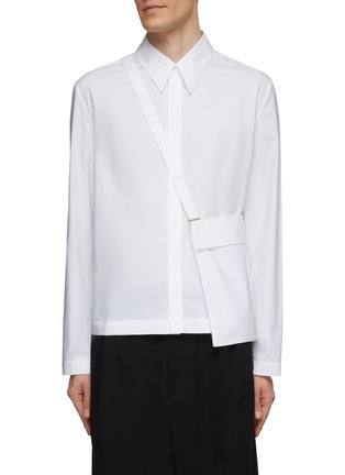 Main View - Click To Enlarge - MM6 MAISON MARGIELA - Button Up Shirt With Bag