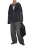 Figure View - Click To Enlarge - MM6 MAISON MARGIELA - Hooded Double Layer Denim Jacket
