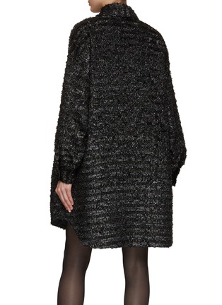 Back View - Click To Enlarge - SOONIL - Oversized Tweed Shirt Dress