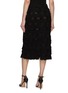Back View - Click To Enlarge - SOONIL - Lace Square Cutout Midi Skirt