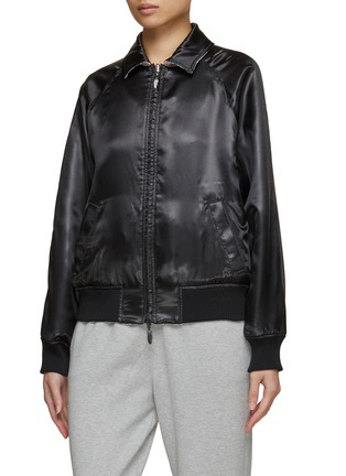 Detail View - Click To Enlarge - MISSONI - Reversible Leather Bomber Jacket