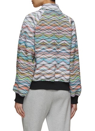 Back View - Click To Enlarge - MISSONI - Reversible Leather Bomber Jacket