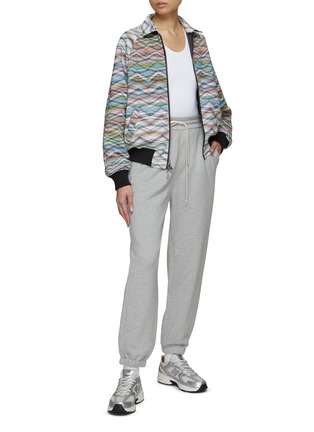 Figure View - Click To Enlarge - MISSONI - Reversible Leather Bomber Jacket