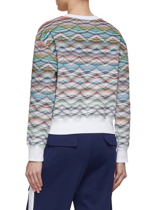 Back View - Click To Enlarge - MISSONI - Lurex Knitted Sweatshirt