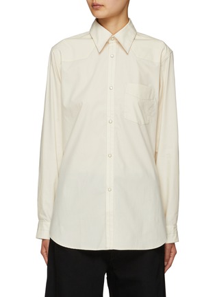 Main View - Click To Enlarge - LEMAIRE - Western Fitted Shirt