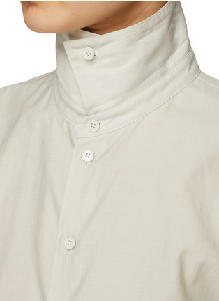  - LEMAIRE - Convertible Fitted Band Collar Shirt