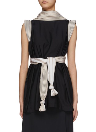 Main View - Click To Enlarge - LEMAIRE - Sleeveless Knotted Top