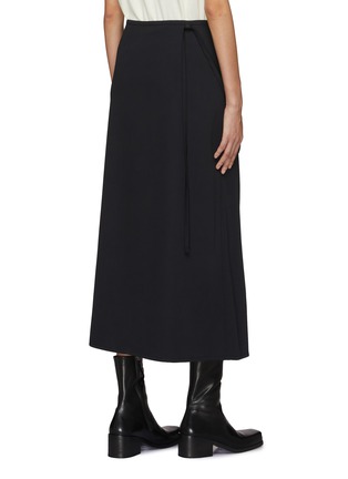 Back View - Click To Enlarge - LEMAIRE - Light Tailored Skirt With Strings