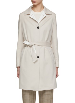 Main View - Click To Enlarge - KITON - Reversible Belted Trench Coat