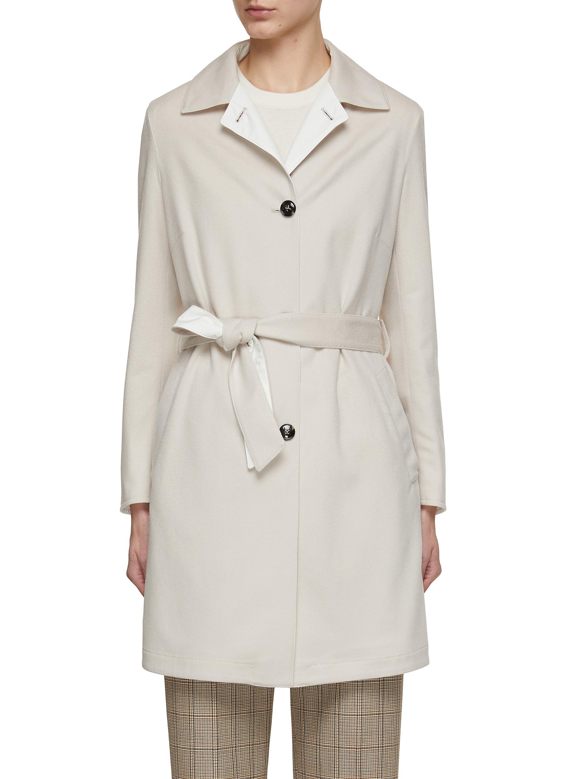 Reversible Belted Trench Coat