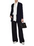 Figure View - Click To Enlarge - KITON - Belted Double Faced Cashmere Blazer