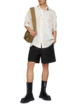 Figure View - Click To Enlarge - FENG CHEN WANG - Natural Plant Dye Button Up Shirt