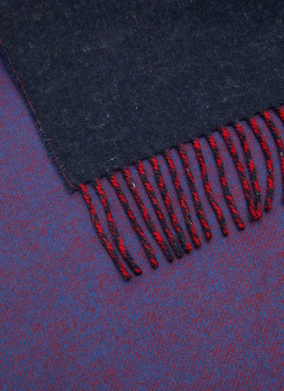 Detail View - Click To Enlarge - JOHNSTONS OF ELGIN - Reversible Donegal Scarf