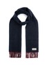 Main View - Click To Enlarge - JOHNSTONS OF ELGIN - Reversible Donegal Scarf