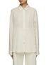 Main View - Click To Enlarge - LE17SEPTEMBRE - Belted Linen Shirt
