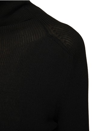  - LE17SEPTEMBRE - High Neck Ribbed Knit Sweater