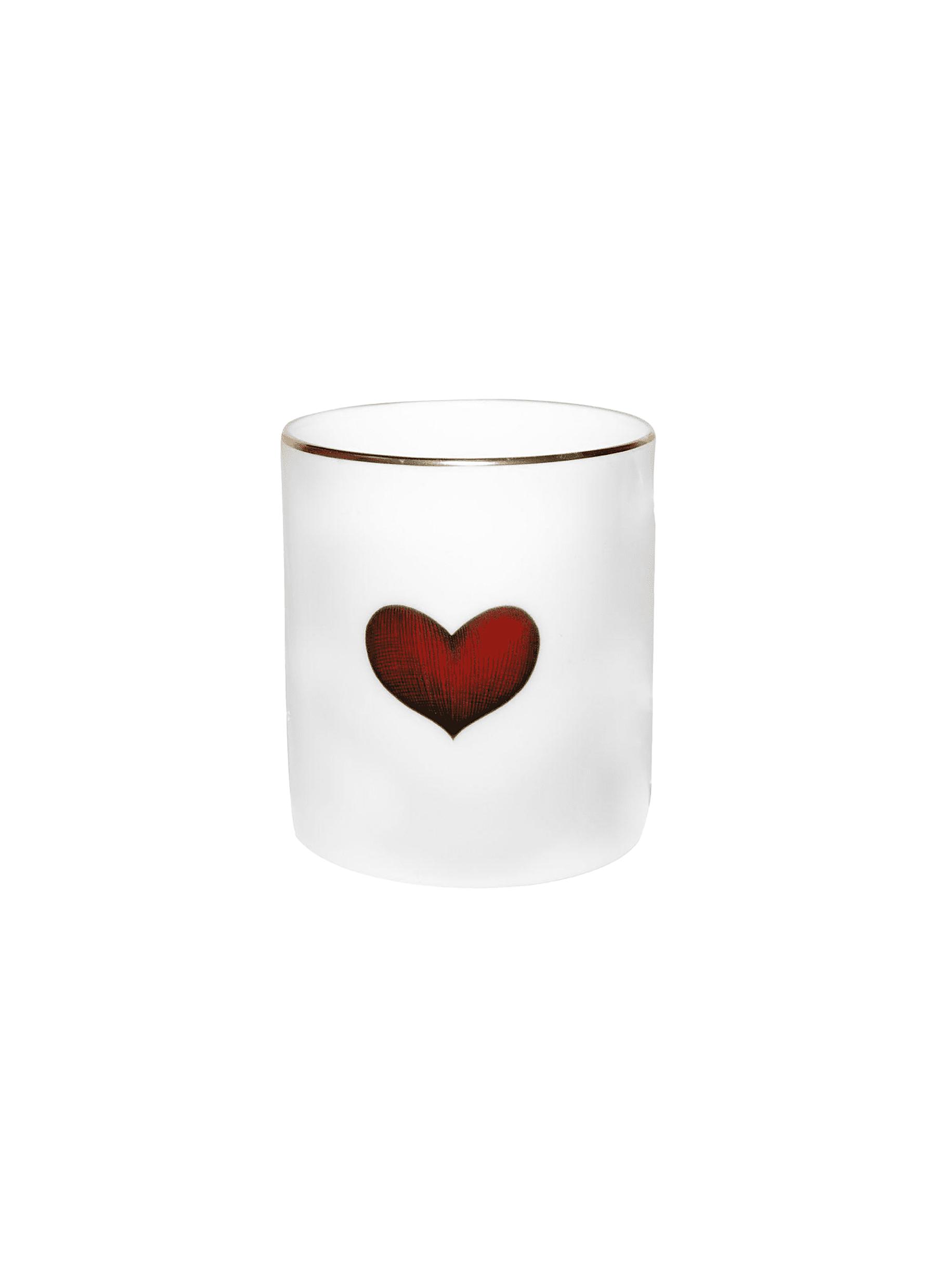 Red Love Heart Cutesy Candle